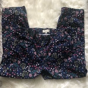 Talbots floral Capri pants 16W